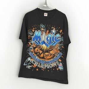 Vintage 1995 Orlando Magic Eastern Conference Champions Shirt XL USA Single Stit